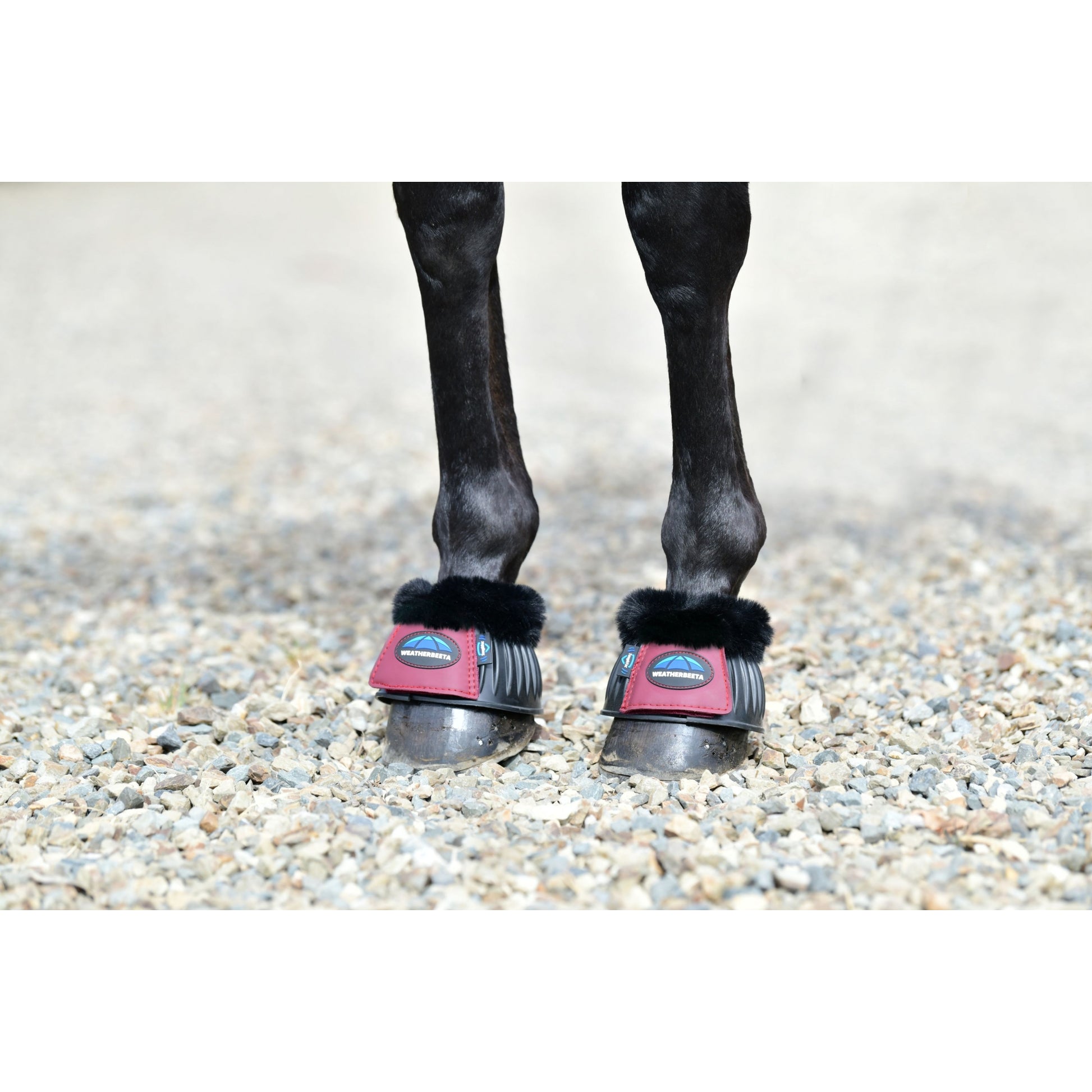 Weatherbeeta Tough-Tec Prime Fleece Trim Rubber Bell Boots