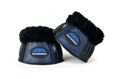 Weatherbeeta Tough-Tec Prime Fleece Trim Rubber Bell Boots