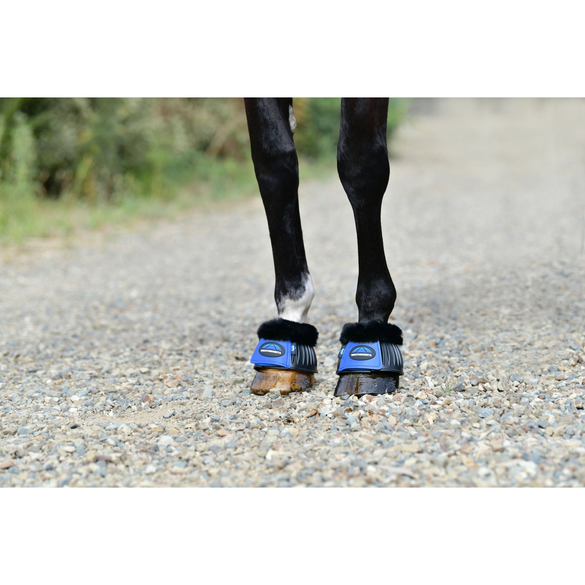Weatherbeeta Tough-Tec Prime Fleece Trim Rubber Bell Boots