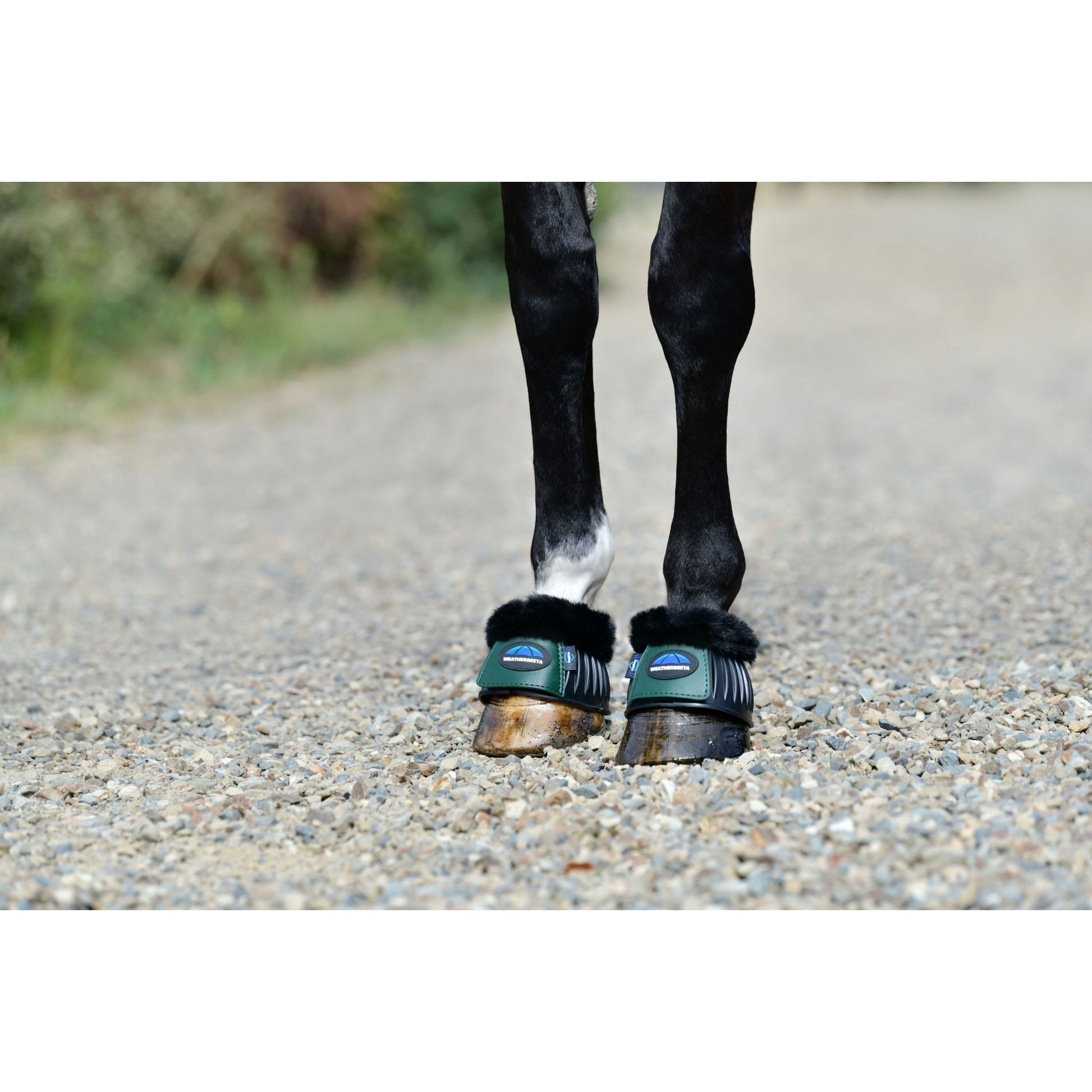 Weatherbeeta Tough-Tec Prime Fleece Trim Rubber Bell Boots
