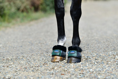 Weatherbeeta Tough-Tec Prime Fleece Trim Rubber Bell Boots