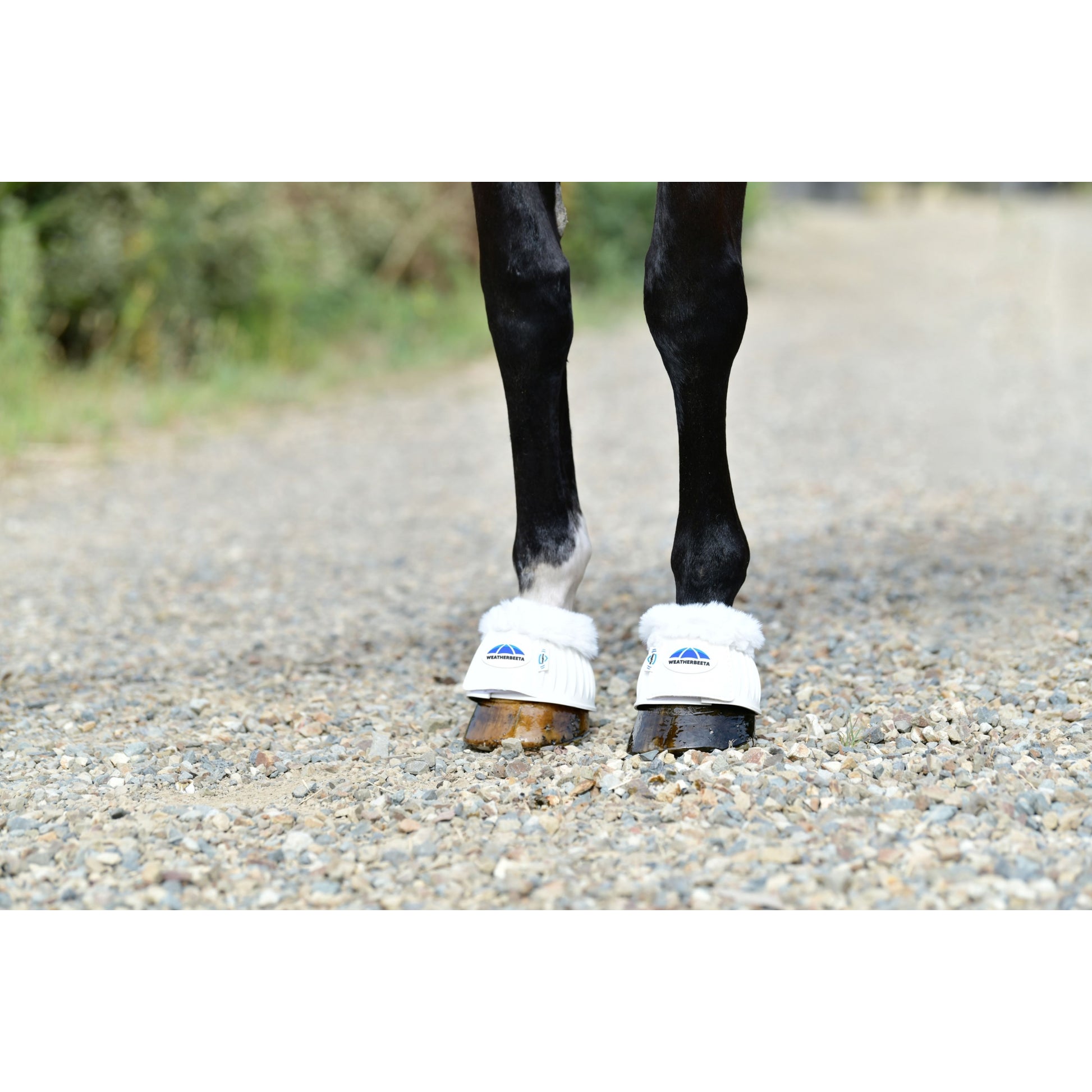 Weatherbeeta Tough-Tec Prime Fleece Trim Rubber Bell Boots