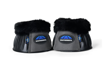 Weatherbeeta Tough-Tec Prime Fleece Trim Rubber Bell Boots