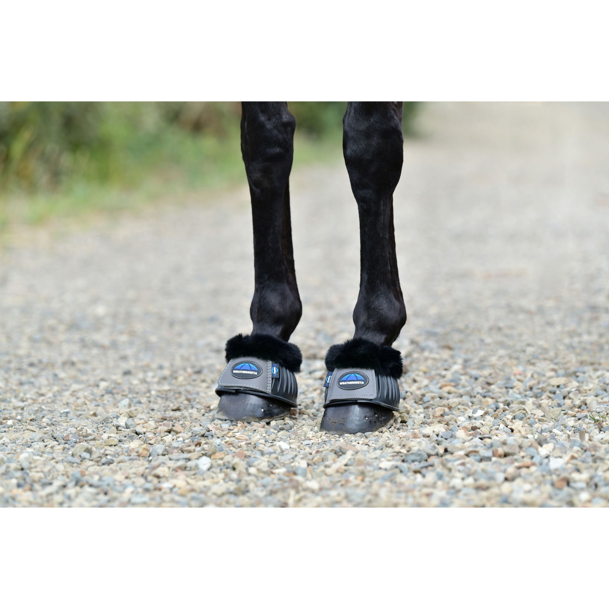 Weatherbeeta Tough-Tec Prime Fleece Trim Rubber Bell Boots