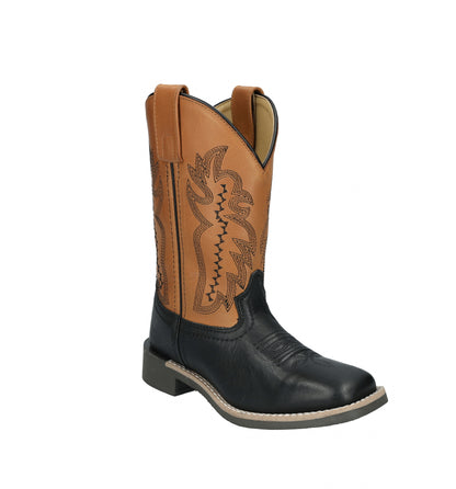 Smoky Mountain Youth Garrett Square Toe Leather Boots