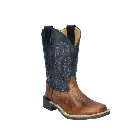 Smoky Mountain Childs Rustler Square Toe Leather Boots
