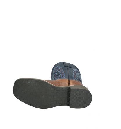 Smoky Mountain Youth Rustler Square Toe Leather Boots