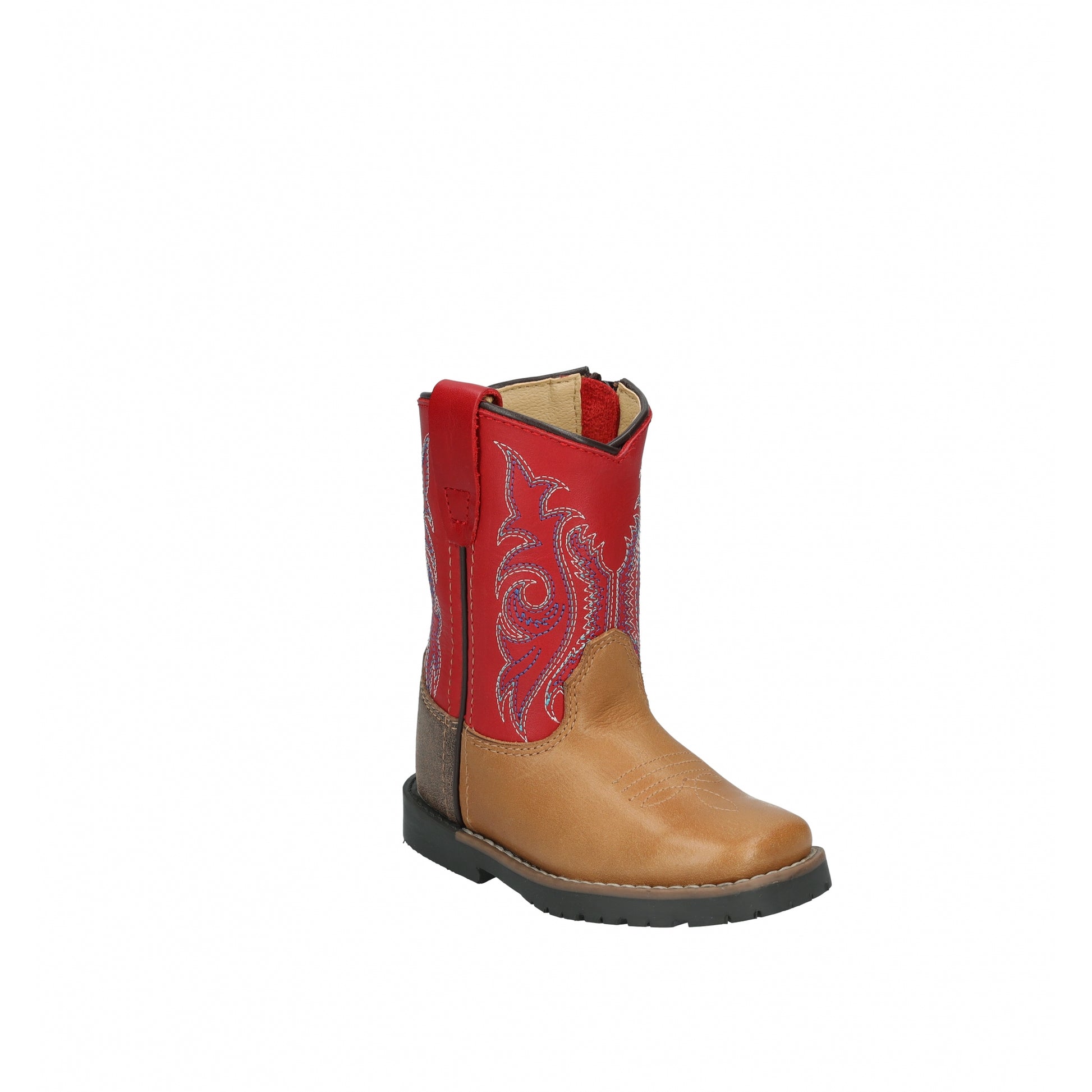 Smoky Mountain Toddler Barrett Square Toe Leather Boots