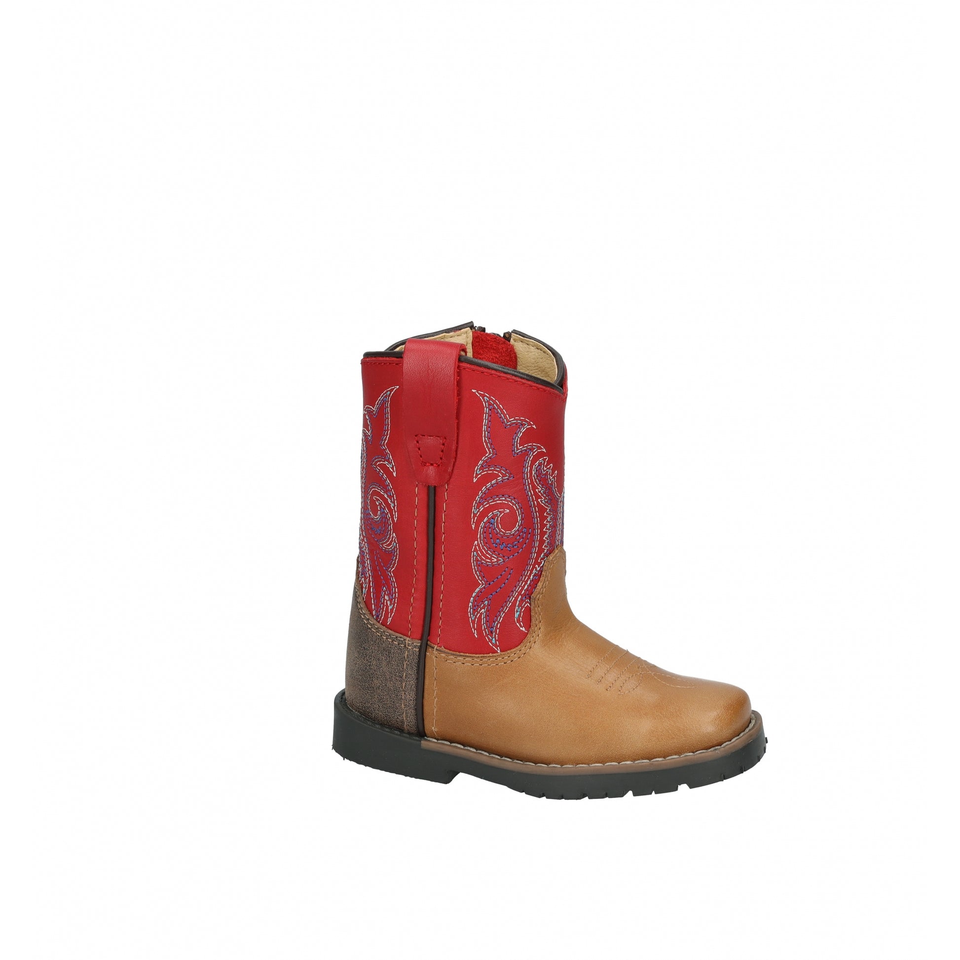 Smoky Mountain Toddler Barrett Square Toe Leather Boots