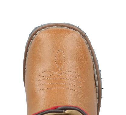 Smoky Mountain Toddler Barrett Square Toe Leather Boots