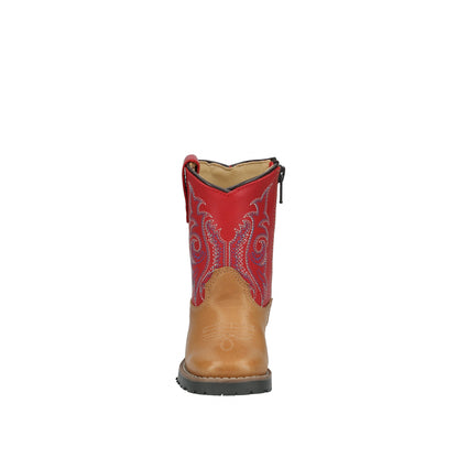 Smoky Mountain Toddler Barrett Square Toe Leather Boots