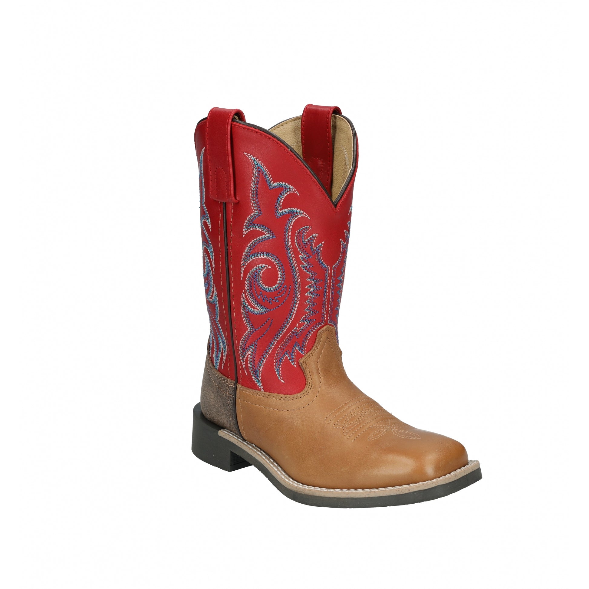 Smoky Mounatin Youth Barrett Square Toe Leather Boots