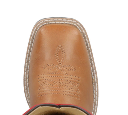 Smoky Mounatin Youth Barrett Square Toe Leather Boots