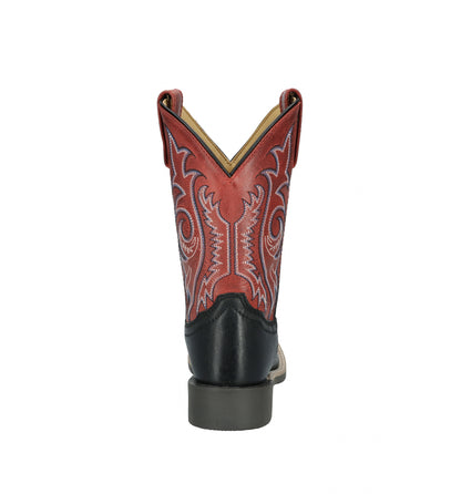 Smoky Mounatin Childs Barrett Square Toe Leather Boots