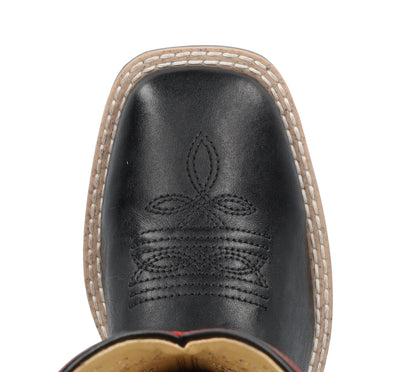 Smoky Mounatin Childs Barrett Square Toe Leather Boots