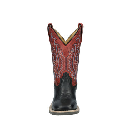 Smoky Mounatin Childs Barrett Square Toe Leather Boots