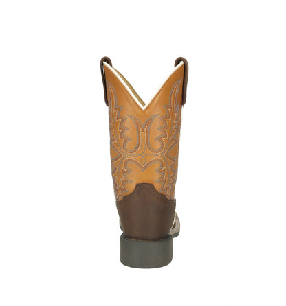 Smoky Mountain Childs Adobe Square Toe Leather Boots