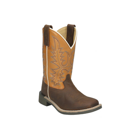 Smoky Mountain Youth Adobe Square Toe Leather Boots
