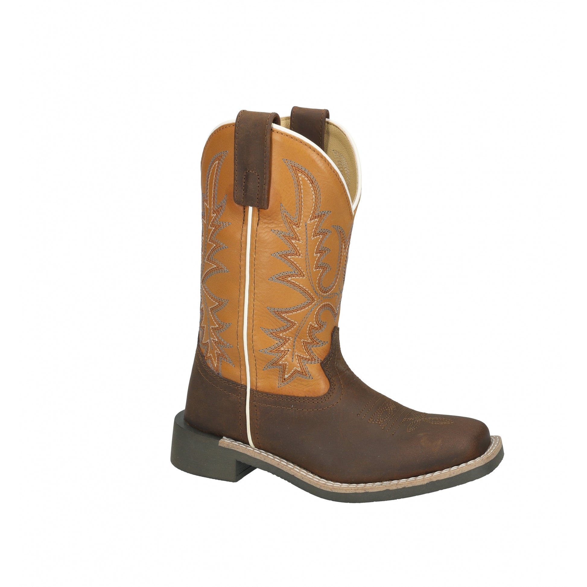 Smoky Mountain Youth Adobe Square Toe Leather Boots