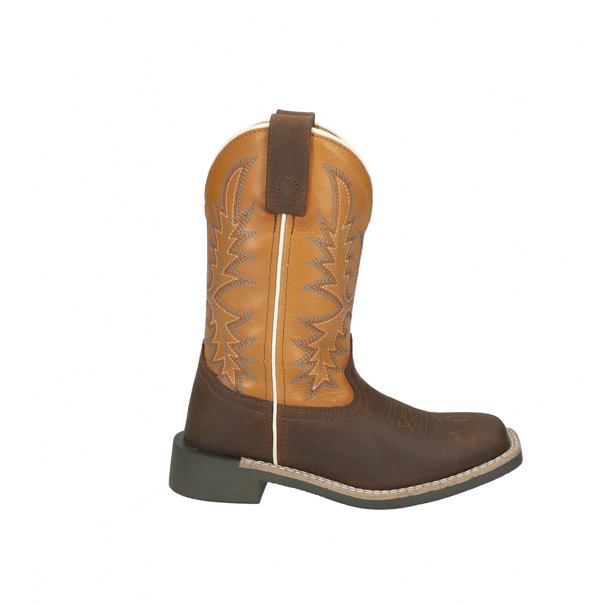 Smoky Mountain Youth Adobe Square Toe Leather Boots