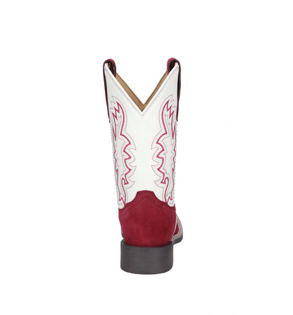 Smoky Mountain Youth Cassidy Square Toe Leather Boots