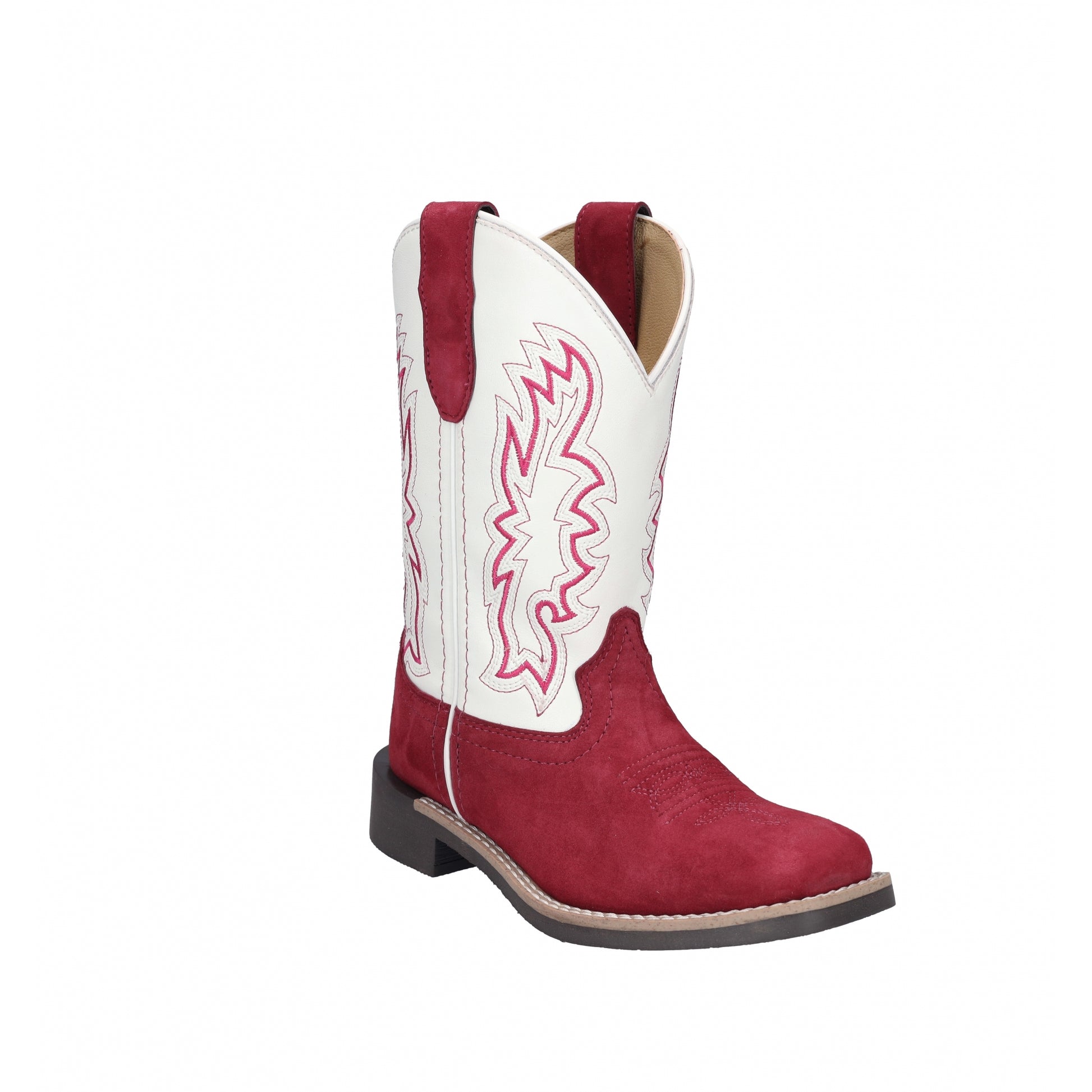 Smoky Mountain Youth Cassidy Square Toe Leather Boots