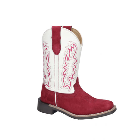 Smoky Mountain Youth Cassidy Square Toe Leather Boots