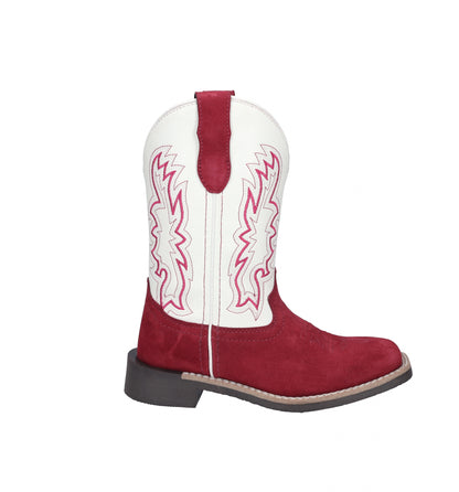Smoky Mountain Youth Cassidy Square Toe Leather Boots