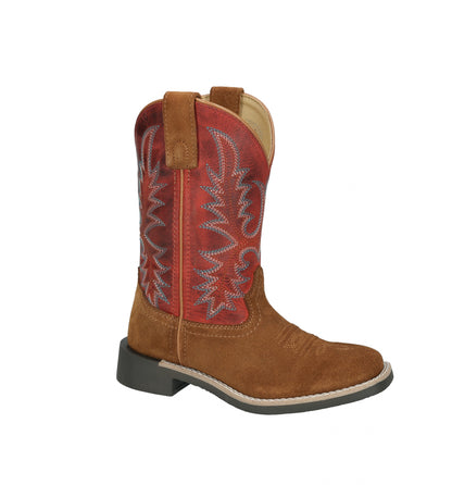 Smoky Mountain Childs Briscoe Square Toe Leather Boots