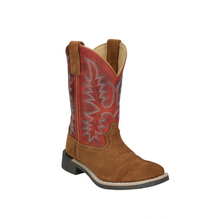 Smoky Mountain Youth Briscoe Square Toe Leather Boots