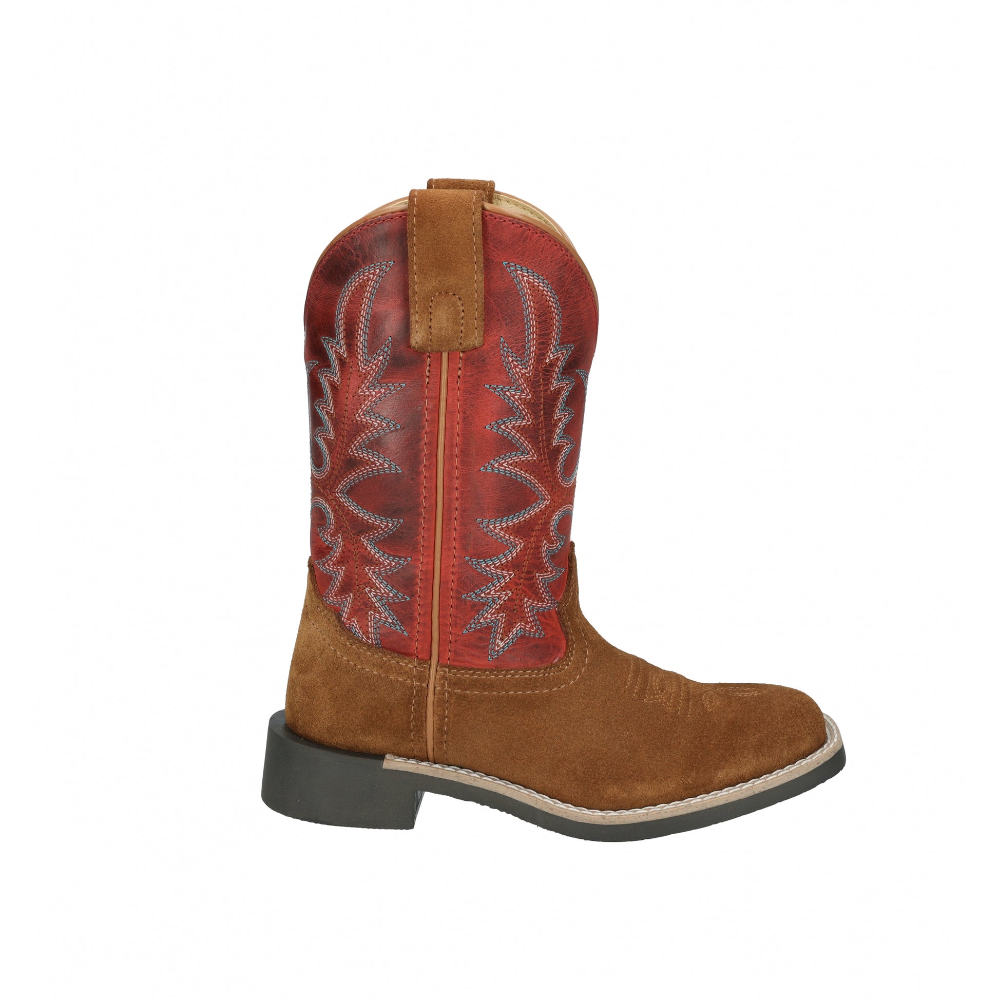 Smoky Mountain Youth Briscoe Square Toe Leather Boots