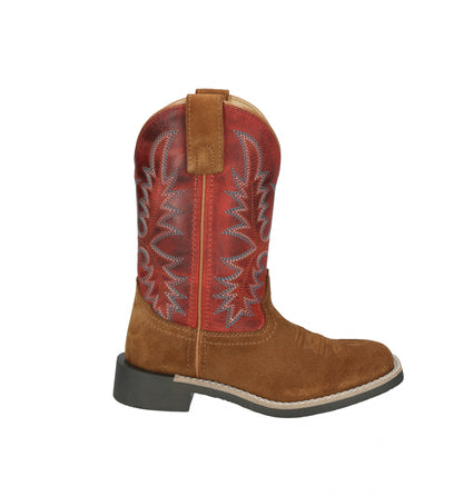 Smoky Mountain Youth Briscoe Square Toe Leather Boots