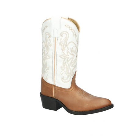 Smoky Mountain Youth Maddie Snip Toe Leather Boots