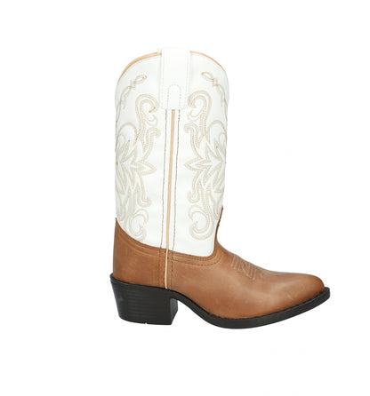 Smoky Mountain Youth Maddie Snip Toe Leather Boots