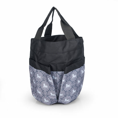 State Line Tack Nylon Stable Tote with Mesh Bottom