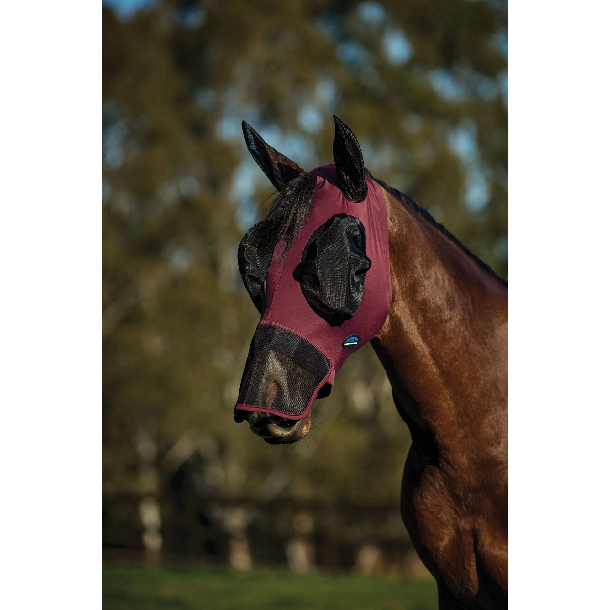 Weatherbeeta ComFiTec Luxe Stretch Fly Mask with Ears & Nose