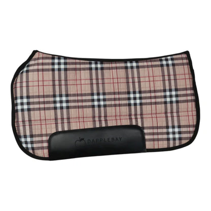 Dapplebay Holiday Plaid Western Saddle Pad
