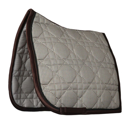 Dapplebay Heirloom Bay Houndstooth Dressage Saddle Pad