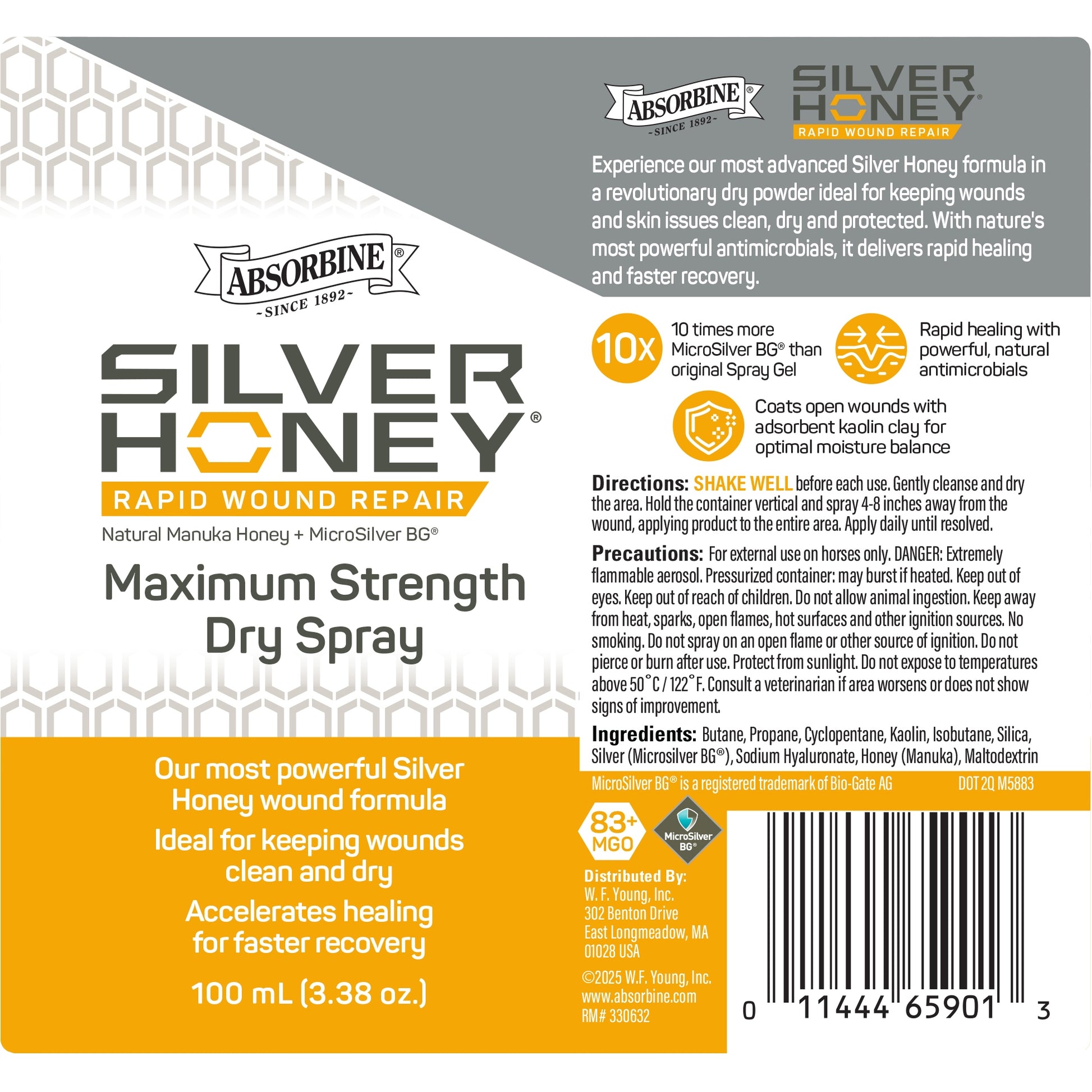 Silver Honey Rapid Skin Relief Max Spray
