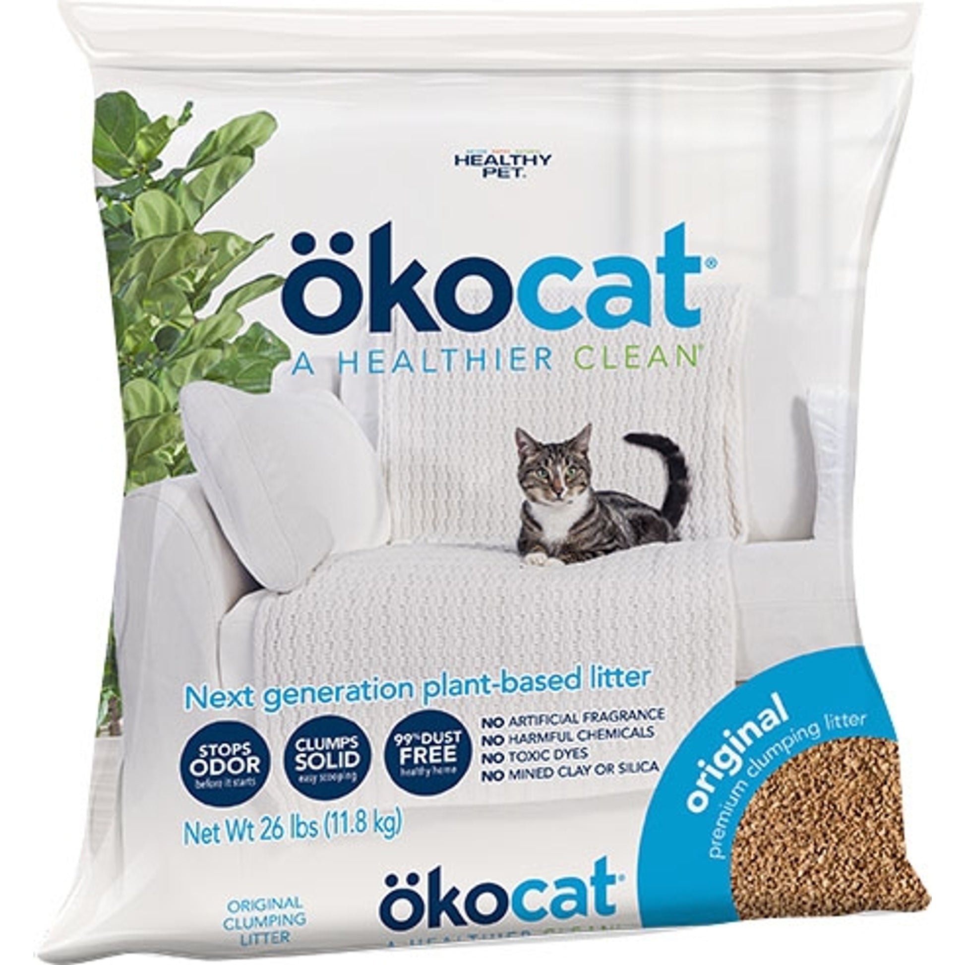 Okocat Original Premium Clumping Cat Litter