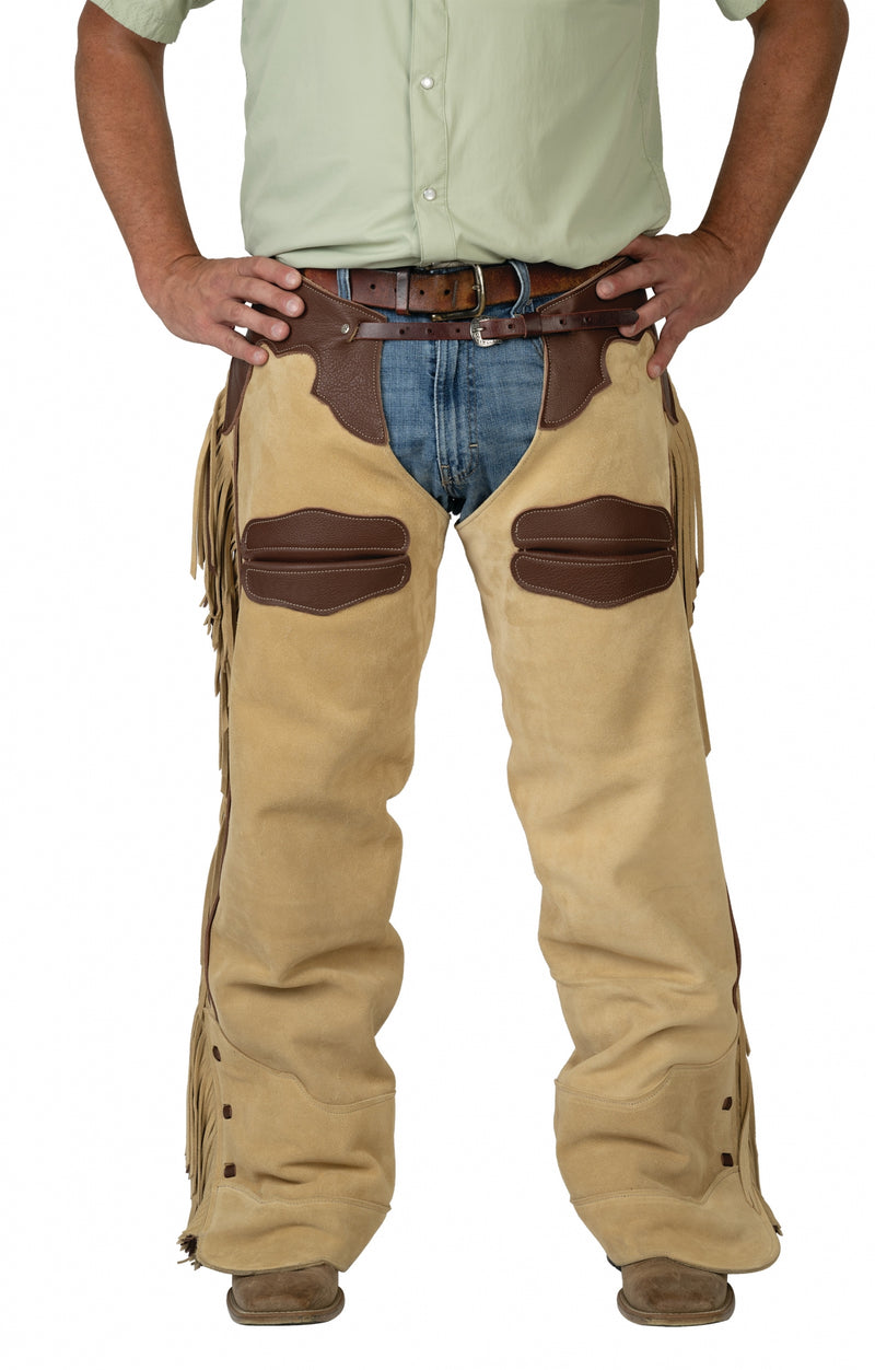 Weaver Premium Western Leather Chaps