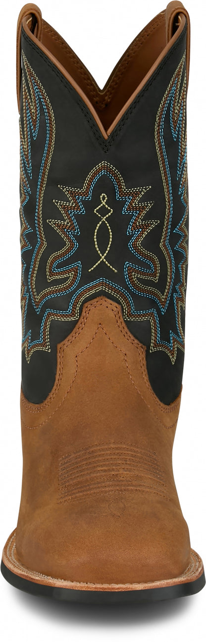 Justin Mens Rustle 11" Western Boots