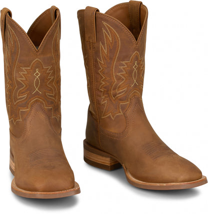 Justin Mens Rustle 11" Western Boots