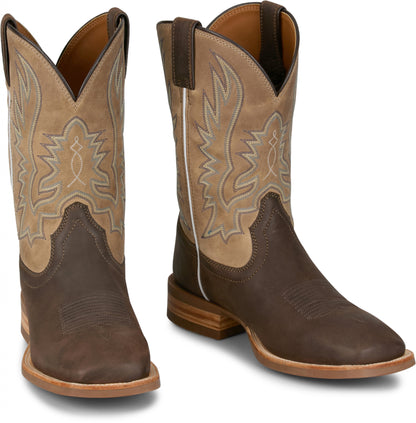 Justin Mens Rustle 11" Western Boots