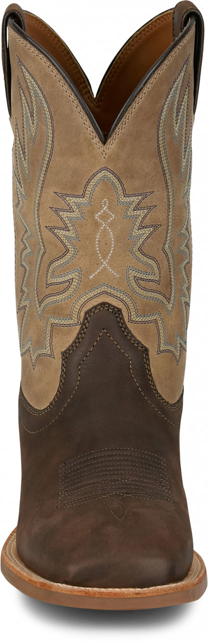 Justin Mens Rustle 11" Western Boots
