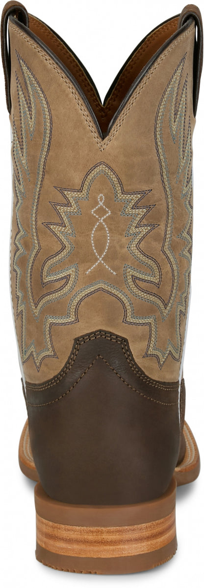 Justin Mens Rustle 11" Western Boots