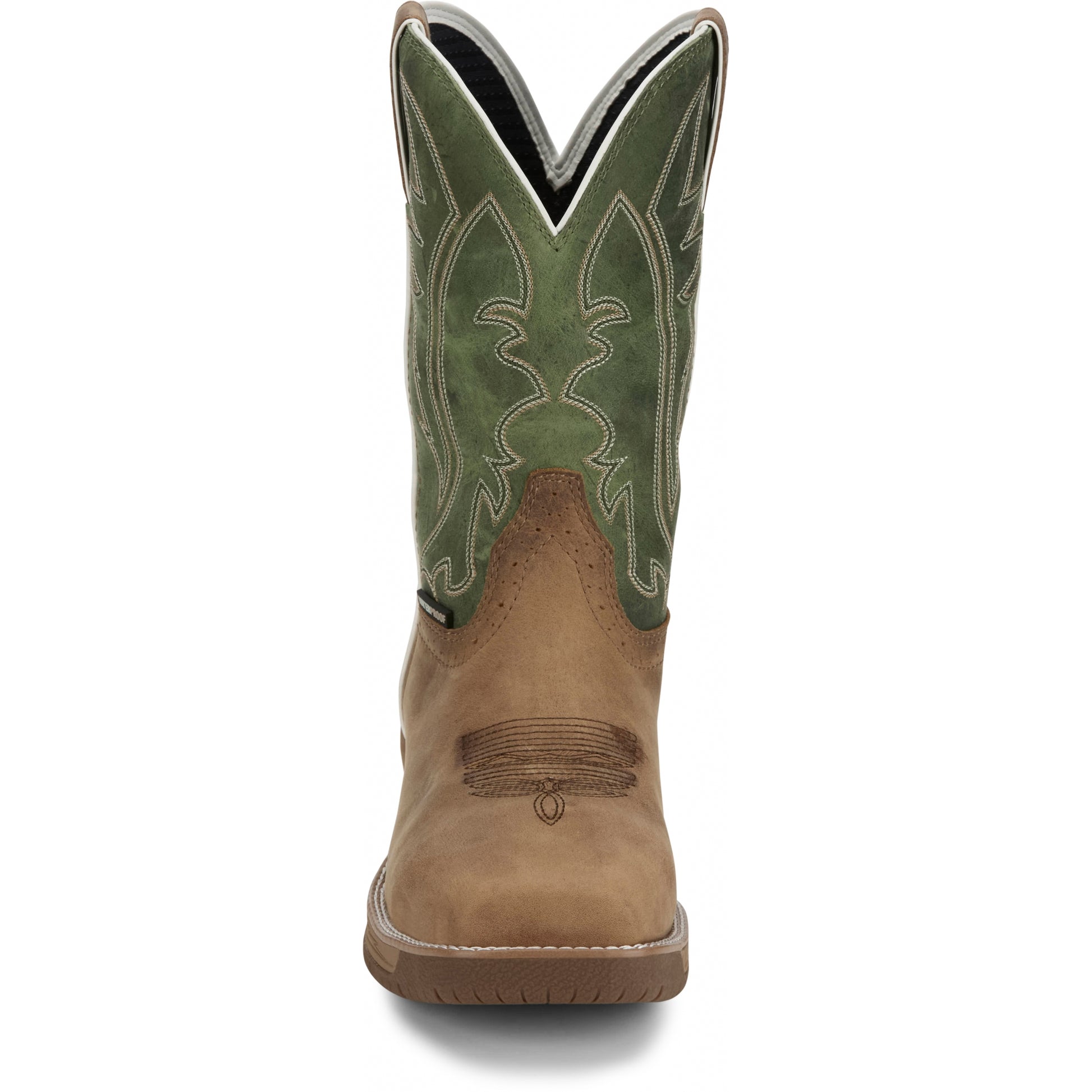 Justin Mens Nitread 11" Waterproof Nano Comp Toe Boots