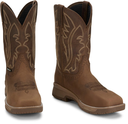 Justin Mens Nitread 11" Waterproof Boots