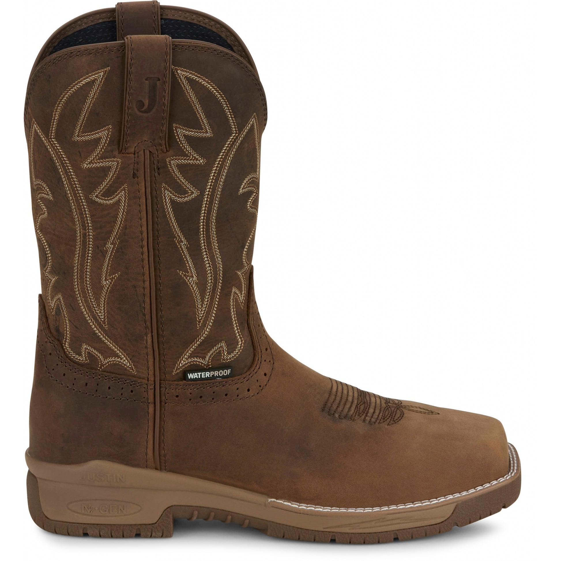 Justin Mens Nitread 11" Waterproof Boots