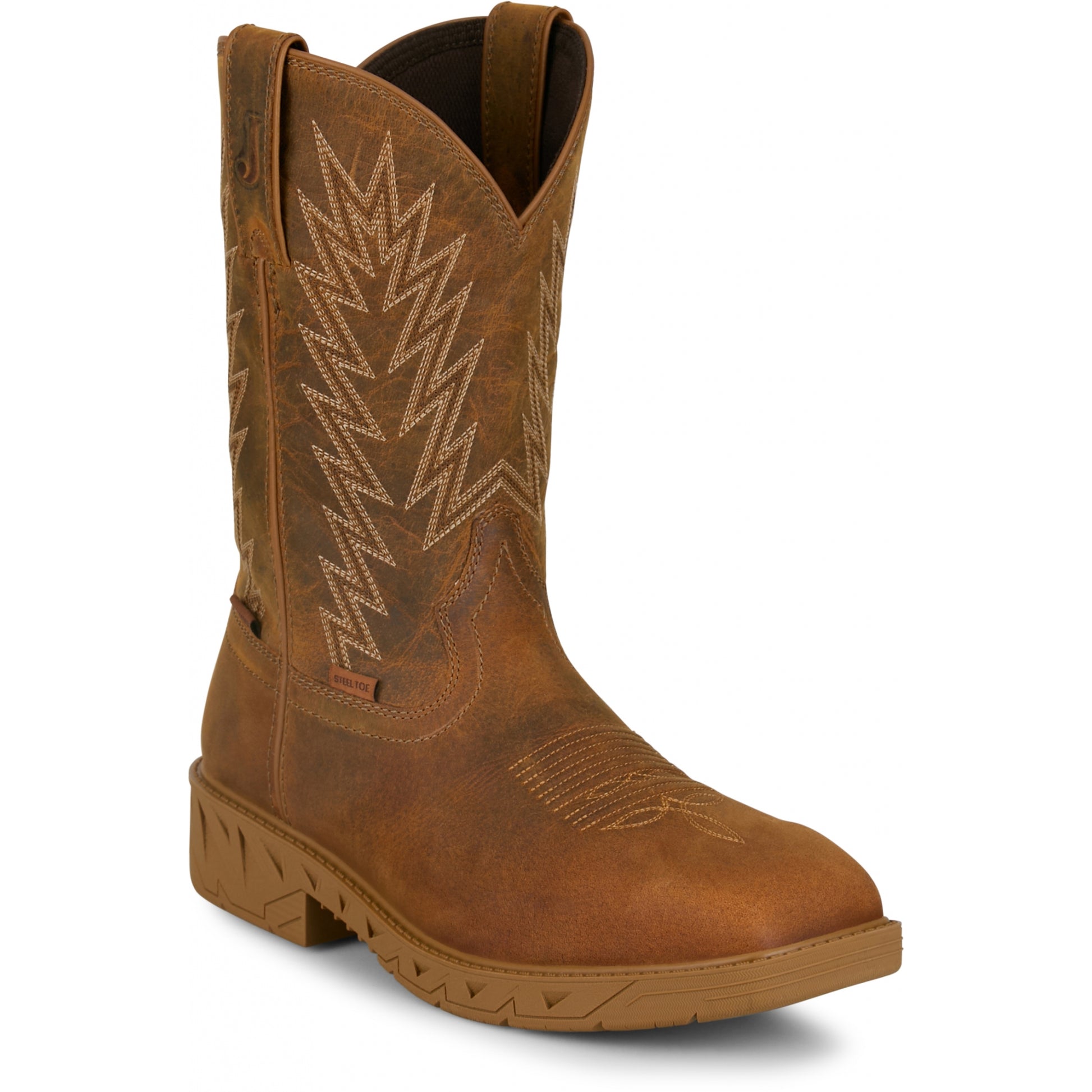 Justin Mens Blinder 11" Steel Toe Waterproof Boots